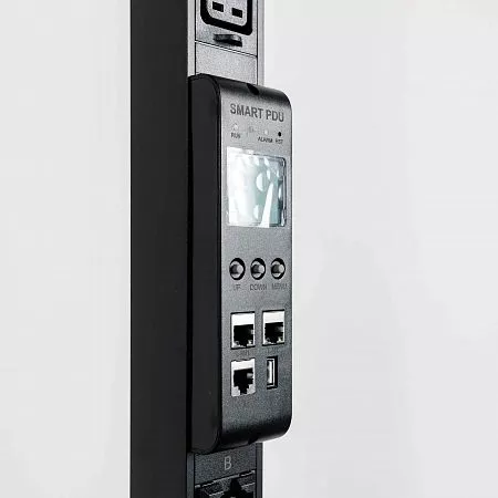 Блок розеток вертикальный с мониторингом МИКсистем (PDU) MIK-0U-10А-230-16-C13-IEC320C14-10-2-N-M