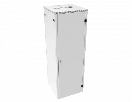 Шкаф телекоммуникационный напольный МИКсистем 19" серия ECO-L 42U 600*600 дверь металл серый