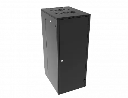 Шкаф телекоммуникационный напольный МИКсистем 19" серия ECO-L 36U 600*800 дверь металл черный
